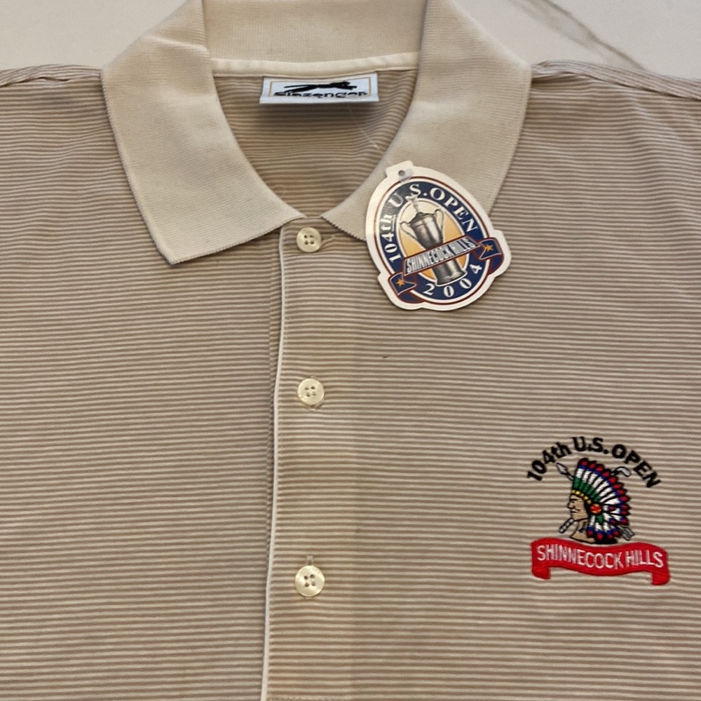 104th us open shinnecock hills slazenger golf shirt from 2004 NWT!! Vintage!